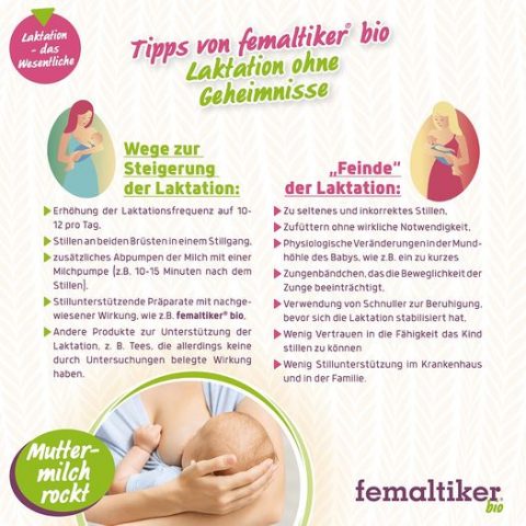 Zu wenig Muttermilch? Wie steigere ich die Laktation? - femaltiker